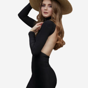 Robe longue Eterna noire